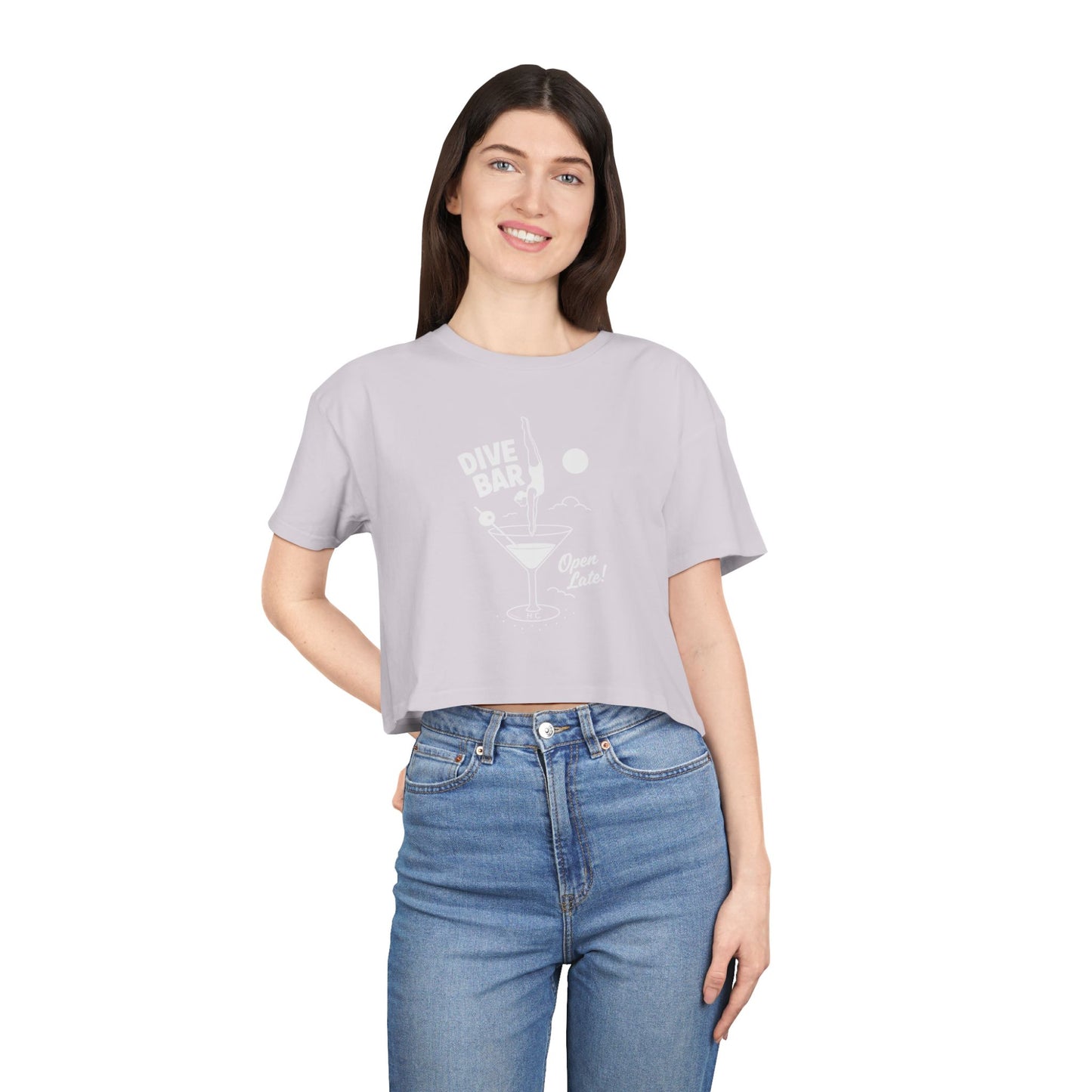 Dive Bar Crop Tee Invert