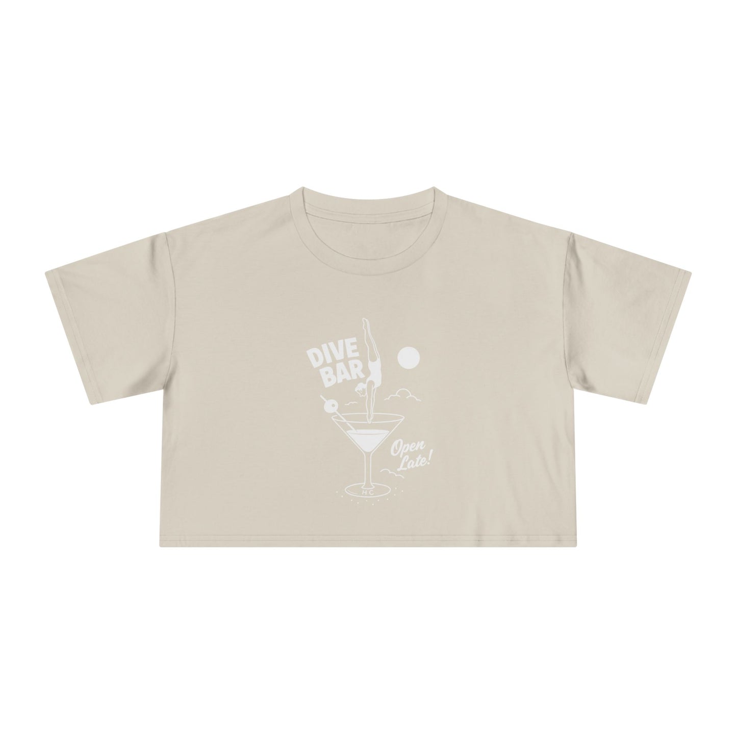Dive Bar Crop Tee Invert