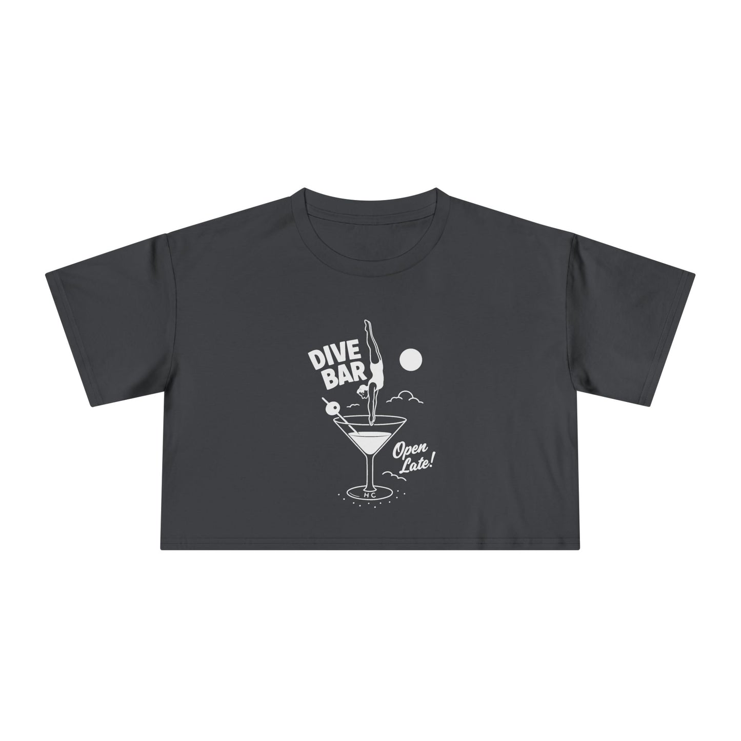 Dive Bar Crop Tee Invert