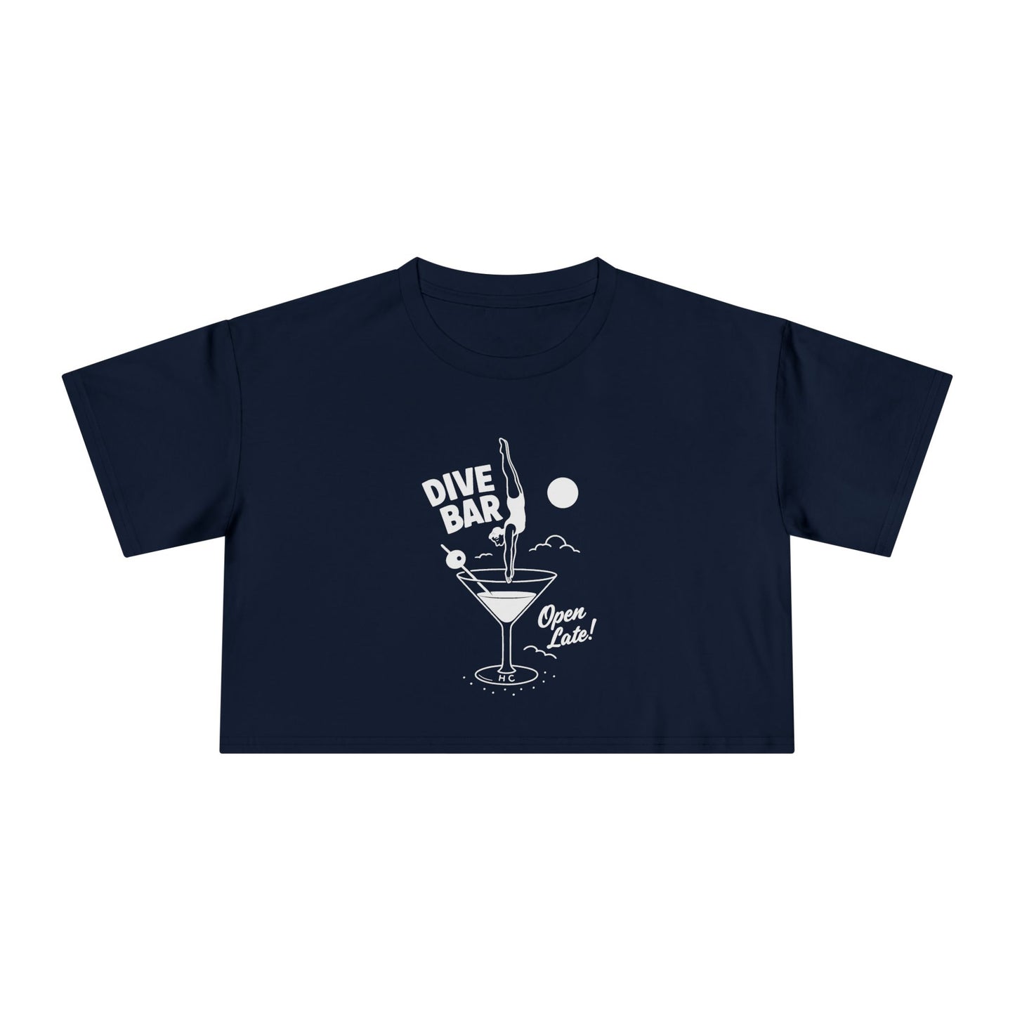 Dive Bar Crop Tee Invert