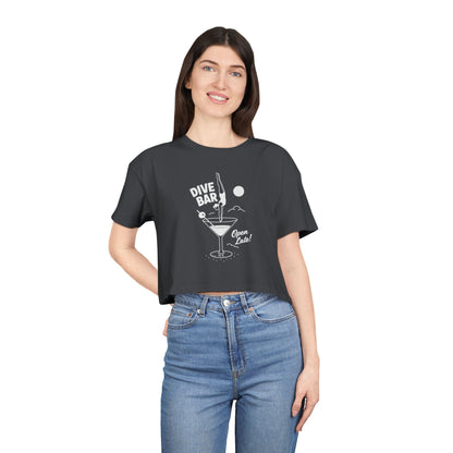 Dive Bar Crop Tee Invert