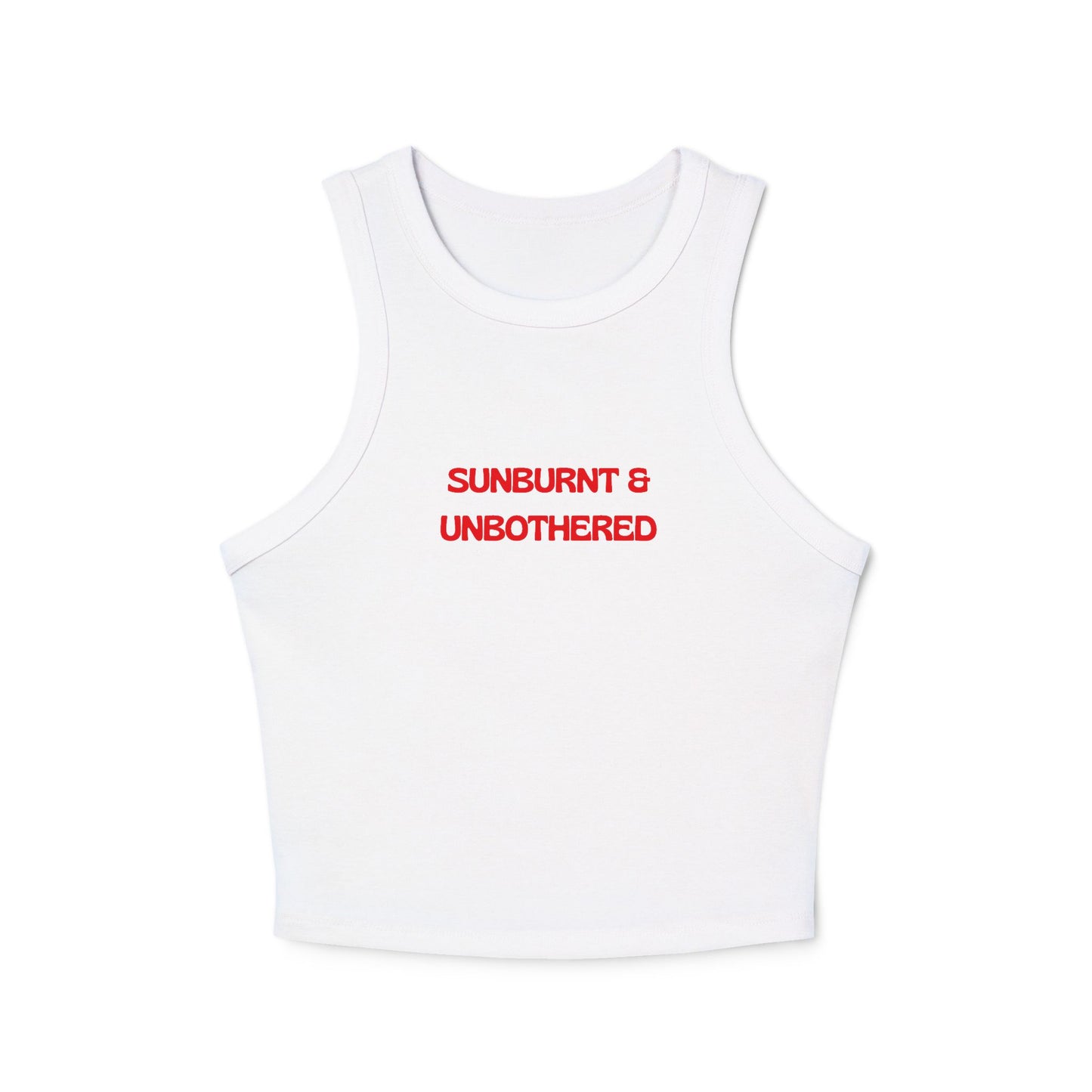 Sunburnt & Unbothered Racer Tank