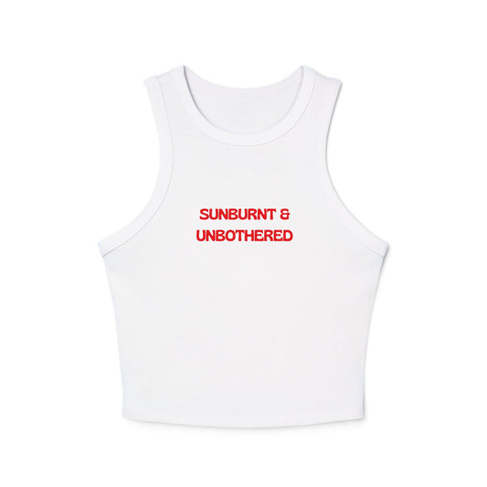 Sunburnt & Unbothered Racer Tank